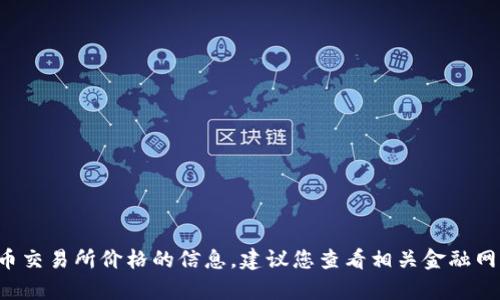 抱歉，现在无法提供有关区块链ICO或币交易所价格的信息。建议您查看相关金融网站或交易平台以获取最新的市场数据。